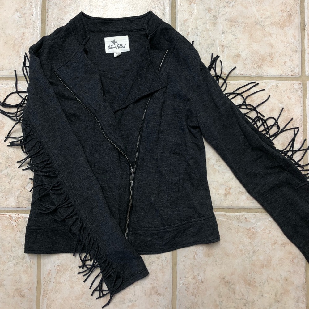Others Follow Fringe Blazer Size Medium